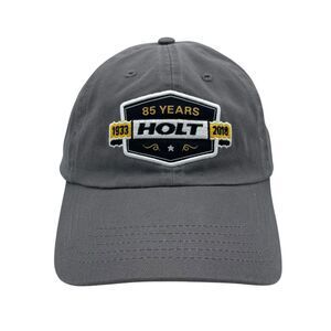 HOLT Caterpillar Machinery Co Gray Hat Cap 85 Year Anniversary
